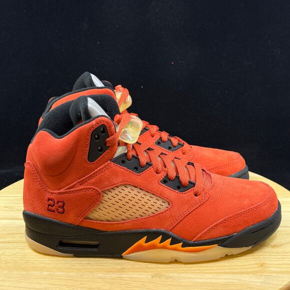 Women’s Size 8 Nike Air Jordan 5 Retro 'Dunk on Mars' Fire Red DD9336-800 - Picture 5 of 10